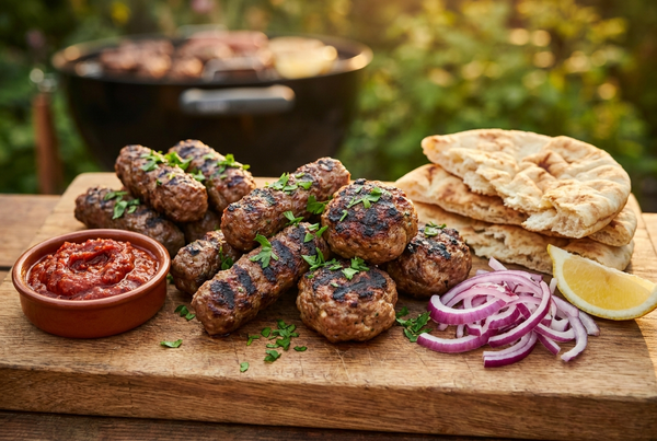 Cevapcici & Frikadellen vom Grill
