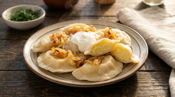 Wareniki Rezept – saftige Teigtaschen mit Kartoffel-Käse-Füllung