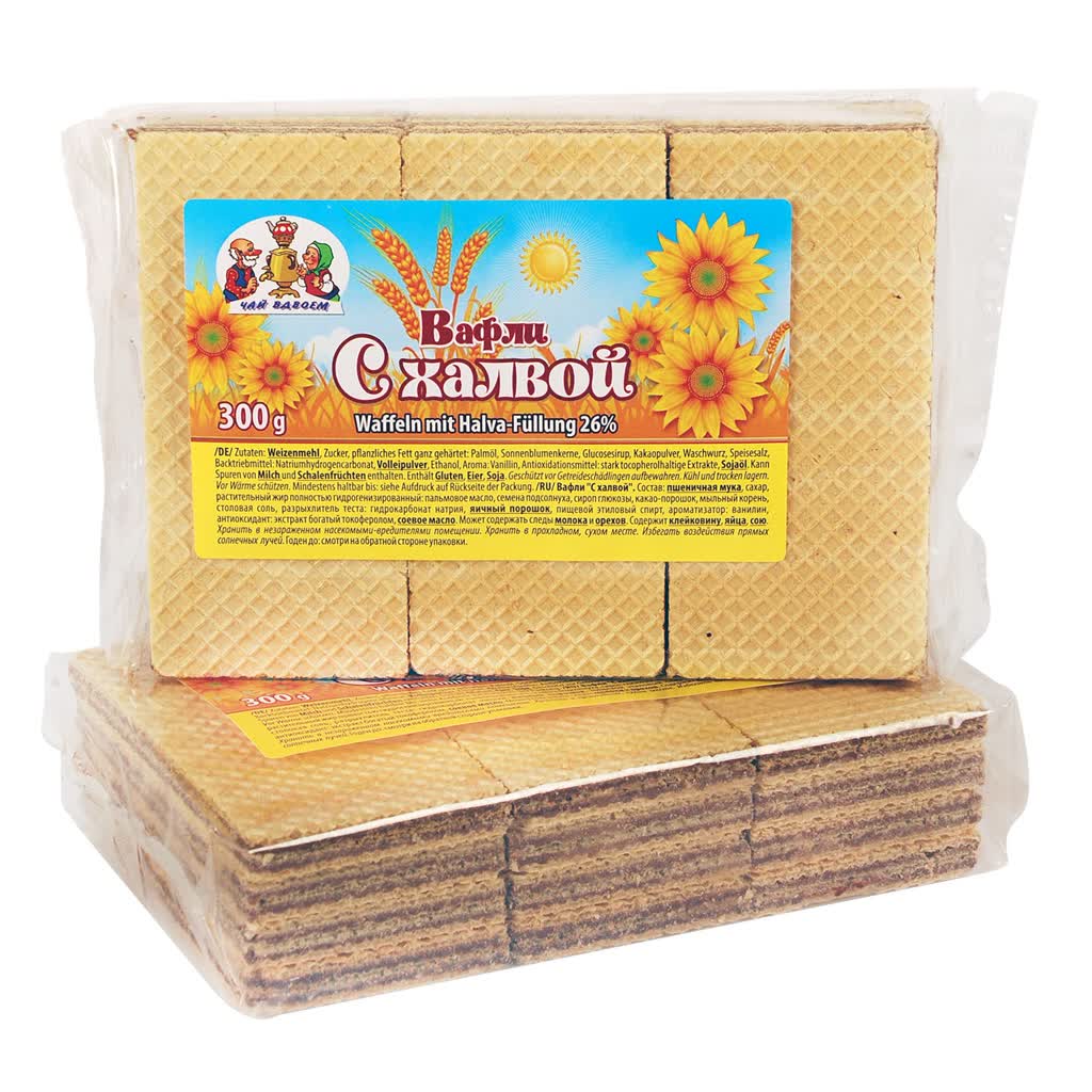 Tschaj Vdvoem Waffeln mit Halwa 300 g