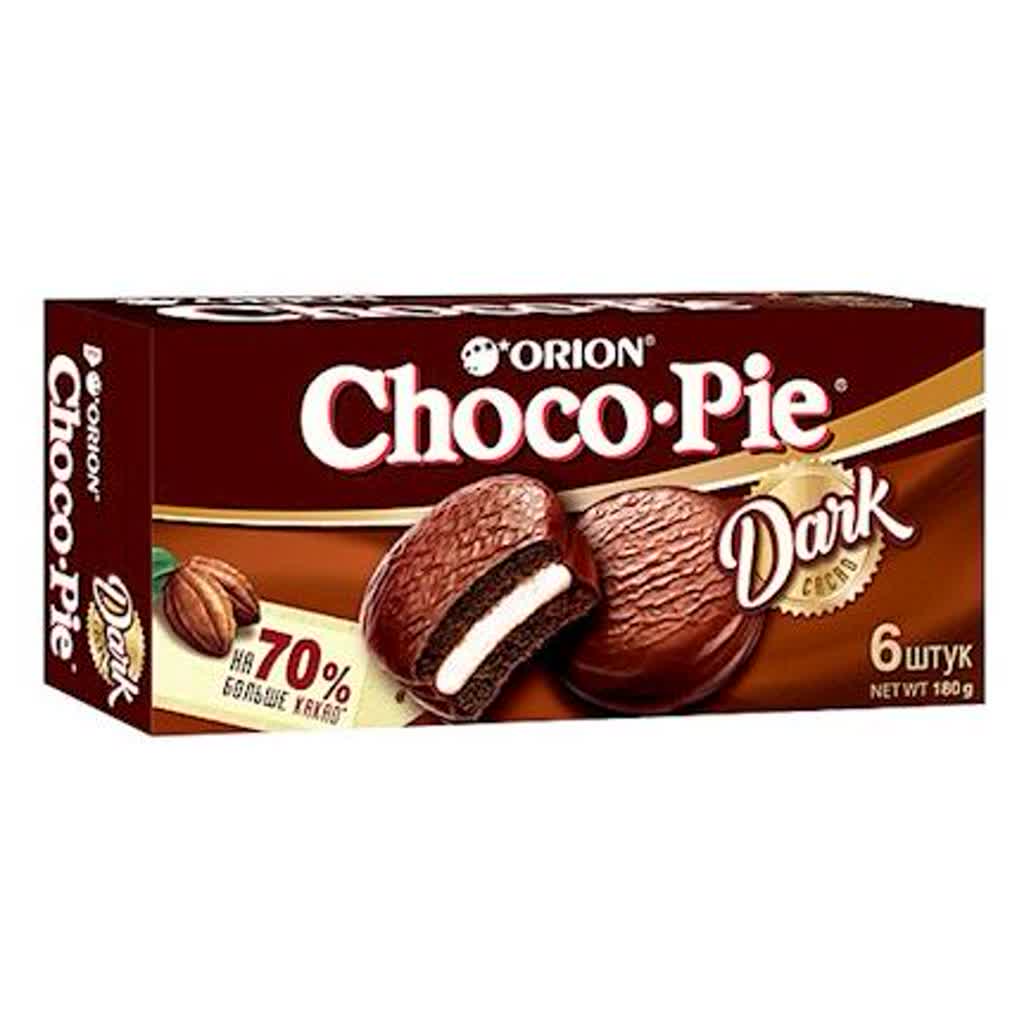 ORION KEKSE CHOCO-PIE DARK 180 G