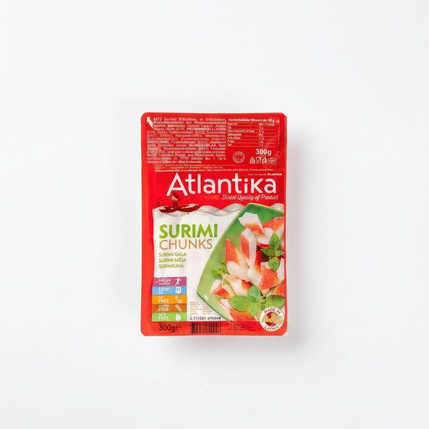 Atlantika Surimi Stäbchen in Stückchen, 300g