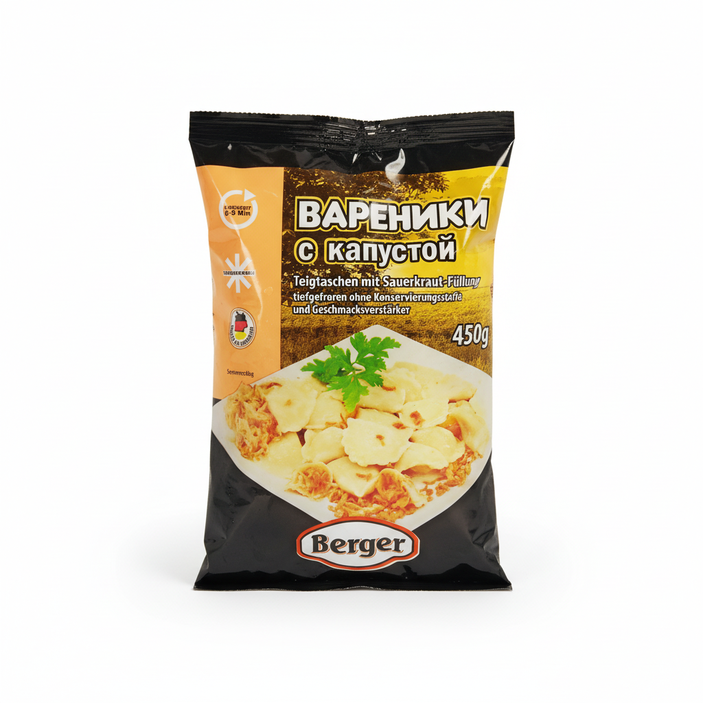 Berger Teigtaschen mit Sauerkraut (450g)
