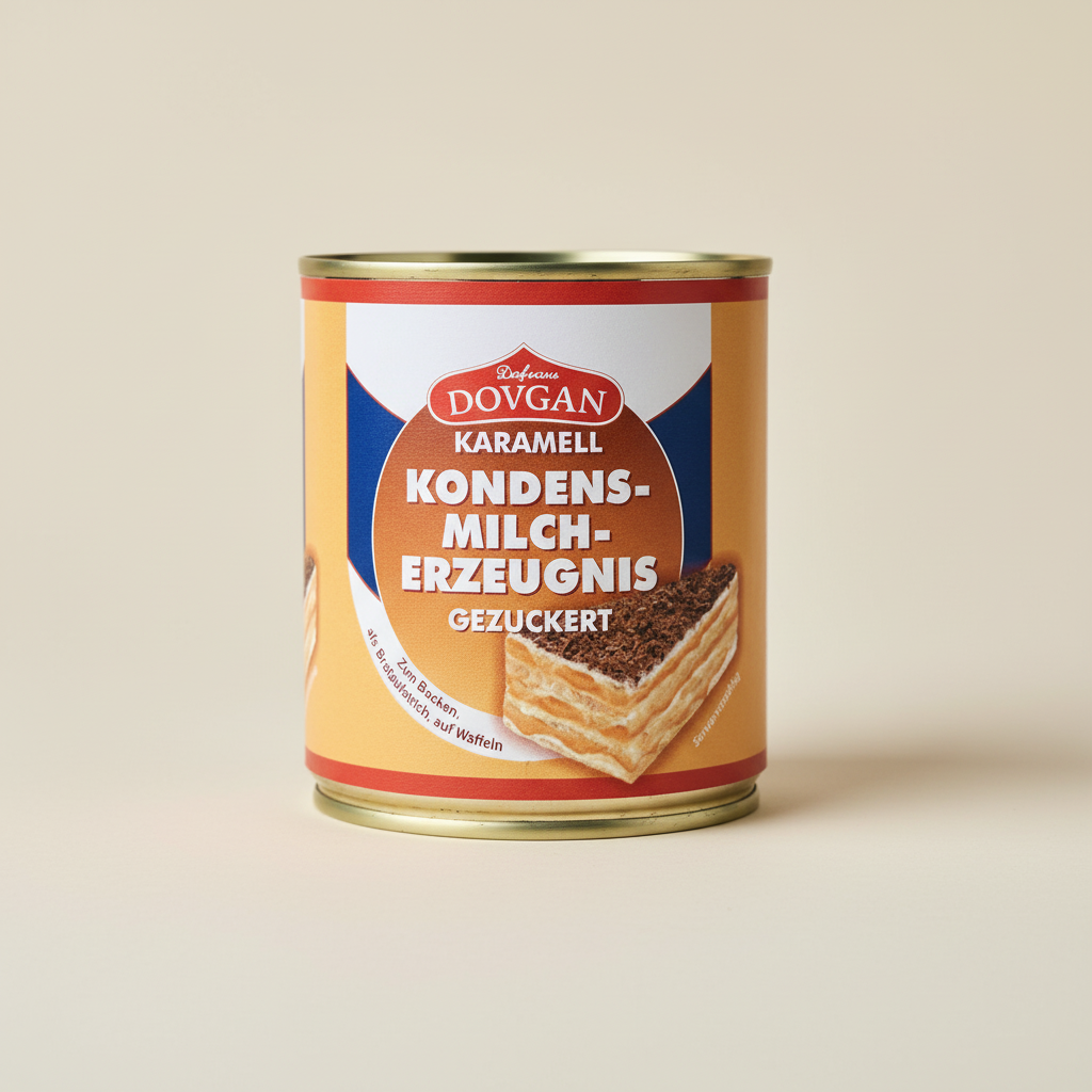DOVGAN Gezuckertes Kondensmilcherzeugnis Karamell 370g