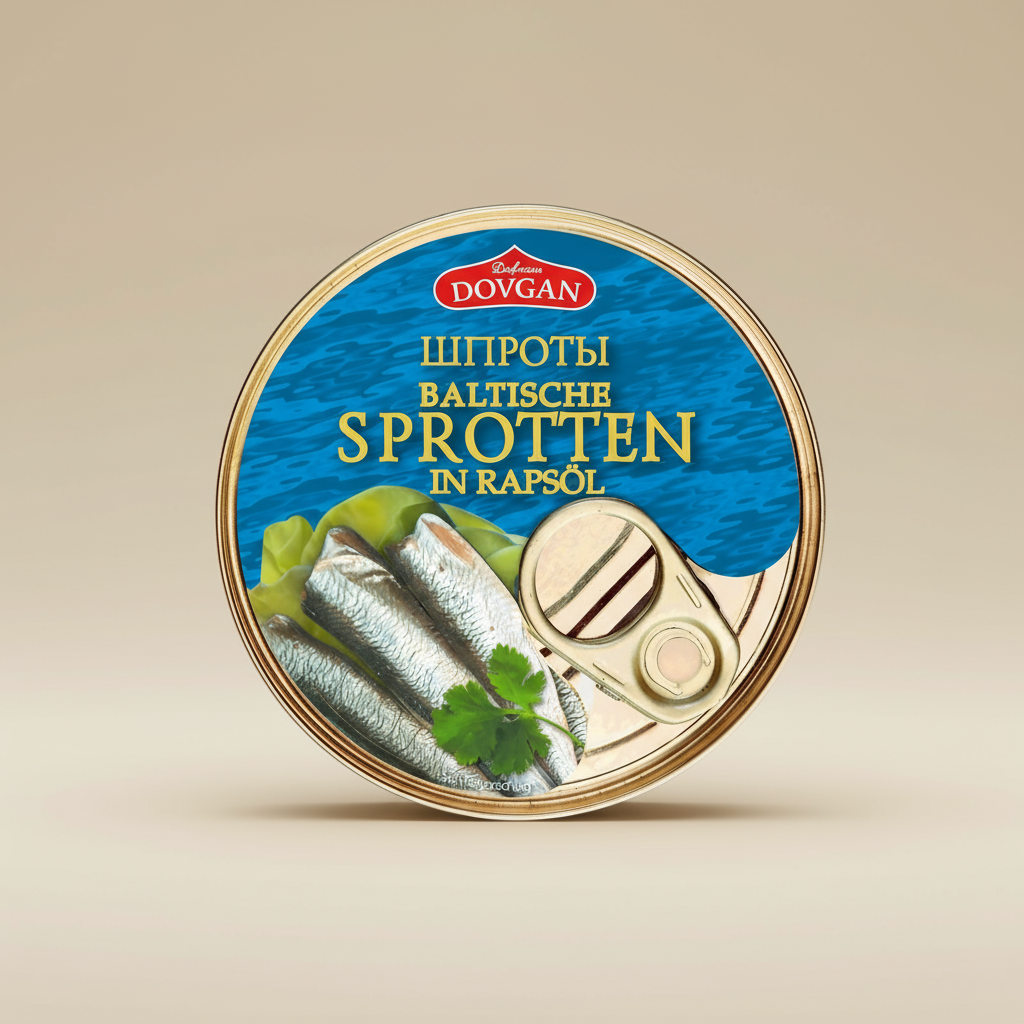 Dovgan Baltische Sprotten in Öl 160g