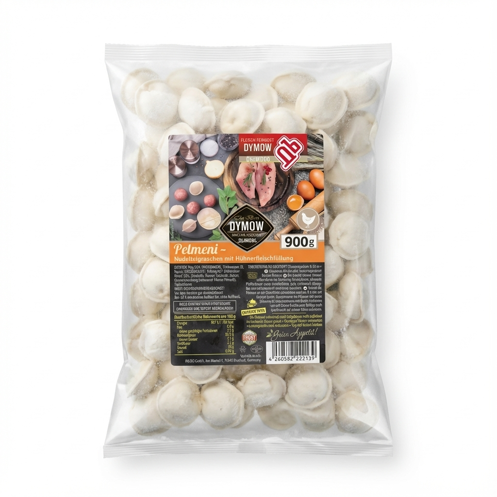 Dymow Pelmeni mit Hühnerfleisch (900g)