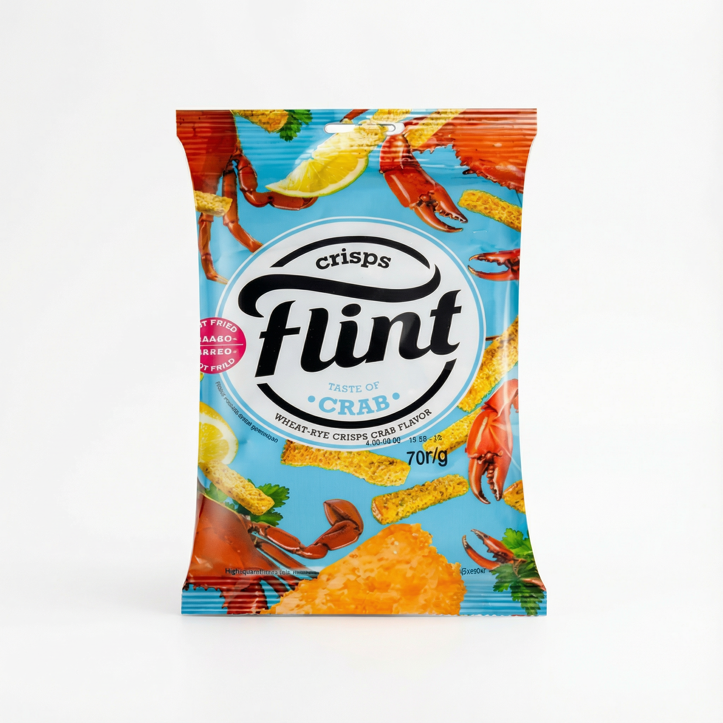 Flint Knuspriger Brotsnack mit Krabbengeschmack (70g)