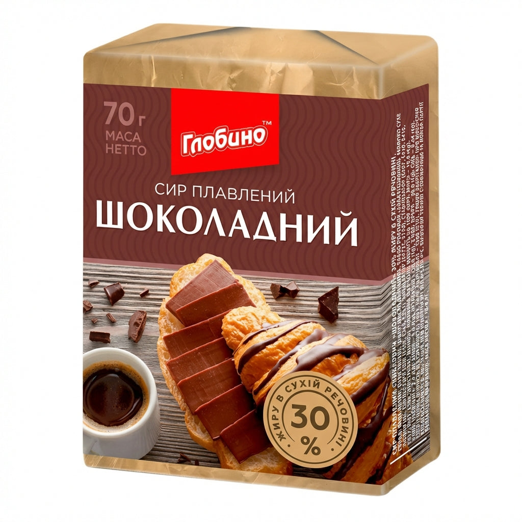 Globino Schmelzkäse Schokolade 55% (70g)