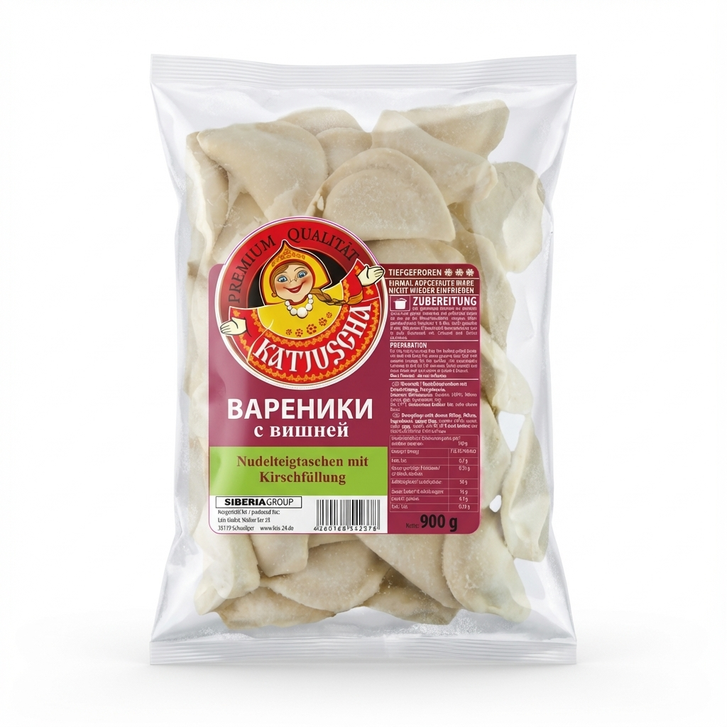 Katjuscha Wareniki mit Kirschfüllung (900g)