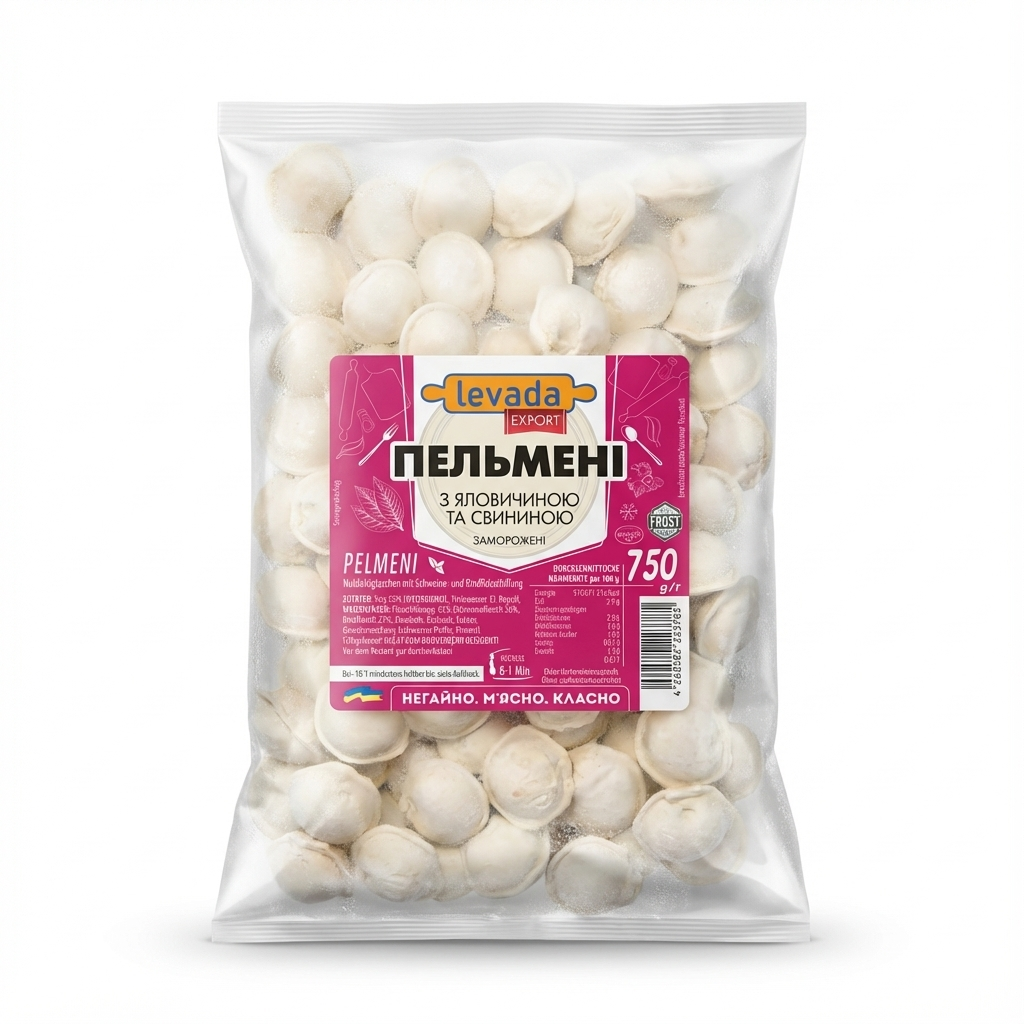 Levada Export Pelmeni mit Rind und Schwein (750g)
