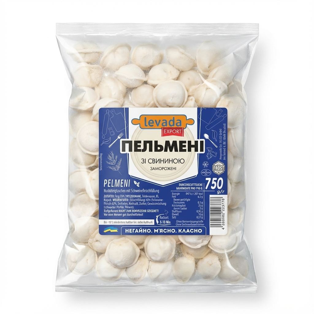 Levada Export Pelmeni mit Schweinefleisch (750g)