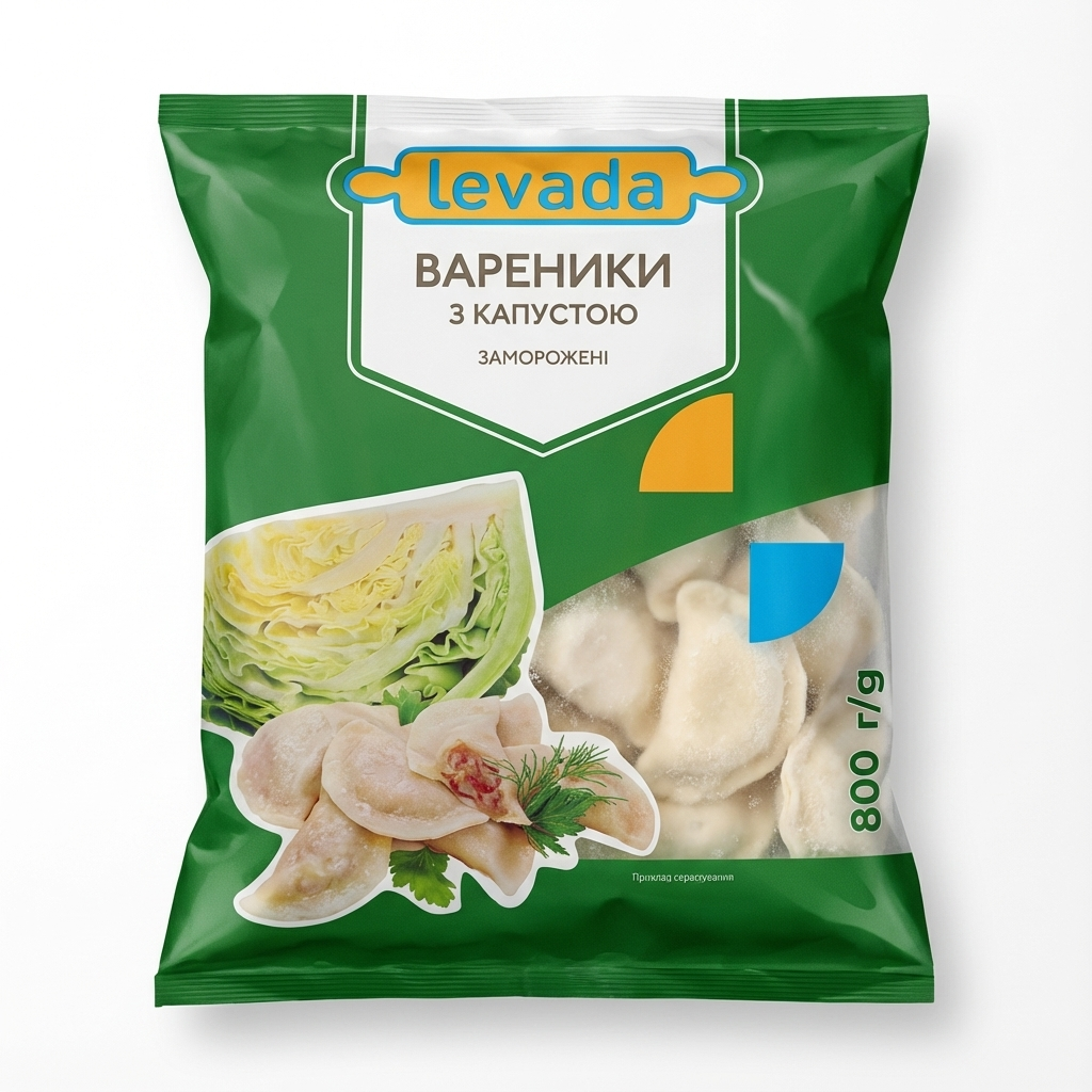 Levada Wareniki mit Weißkohl (800g)