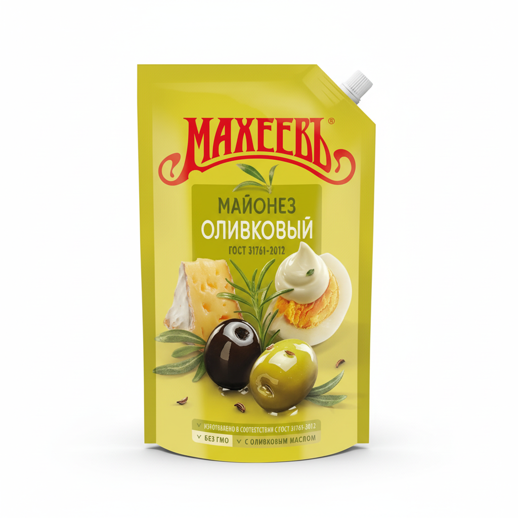 Maheev Mayonnaise mit Olivenöl 50,5% (800ml)