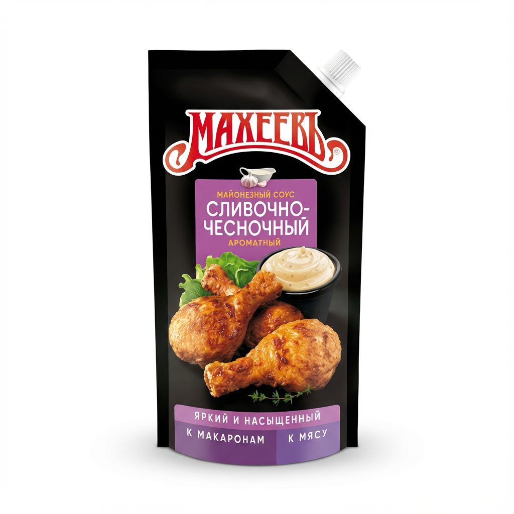 Mayonnaise-Sahnesauce mit Knoblauch (200ml)