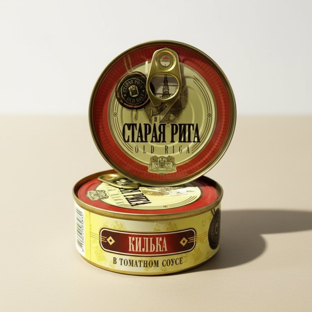 Old Riga Sprotten gebraten in Tomatensauce EO 240g