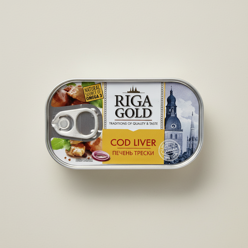 RiGA GOLD Dorschleber in eigenem Saft EO 120g