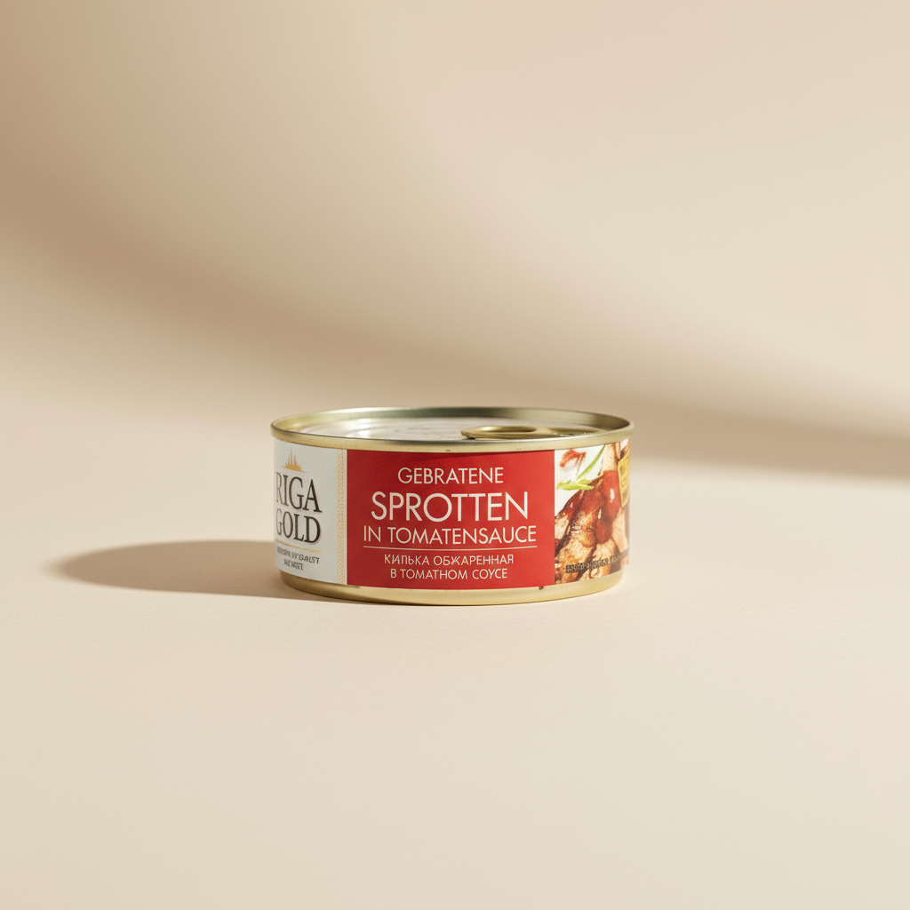 RiGA GOLD Gebratene Sprotten in Tomatensauce EO 240g