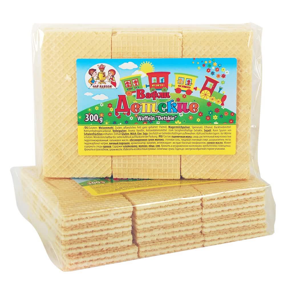 Tschaj Vdvoem Waffeln "Detskie 300 g