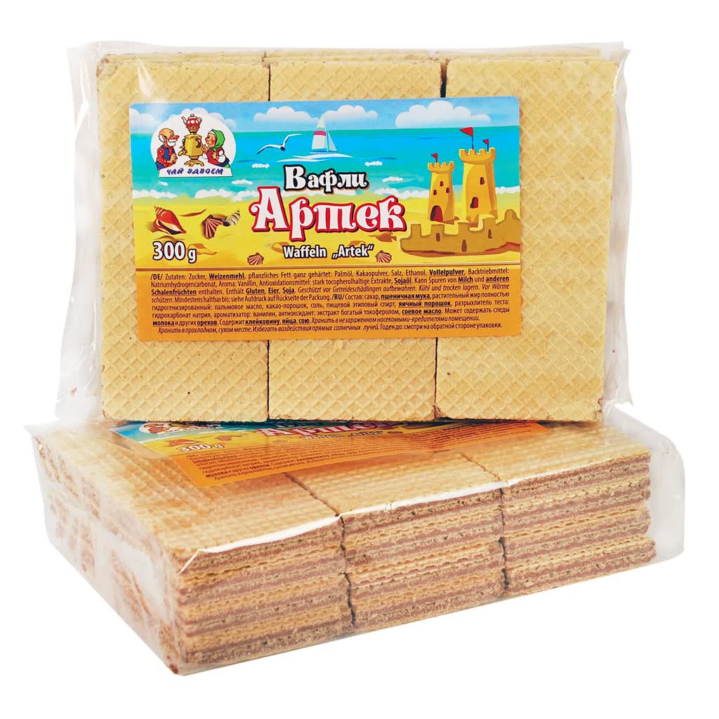Tschaj Vdvoem Waffeln "Artek" 300 g