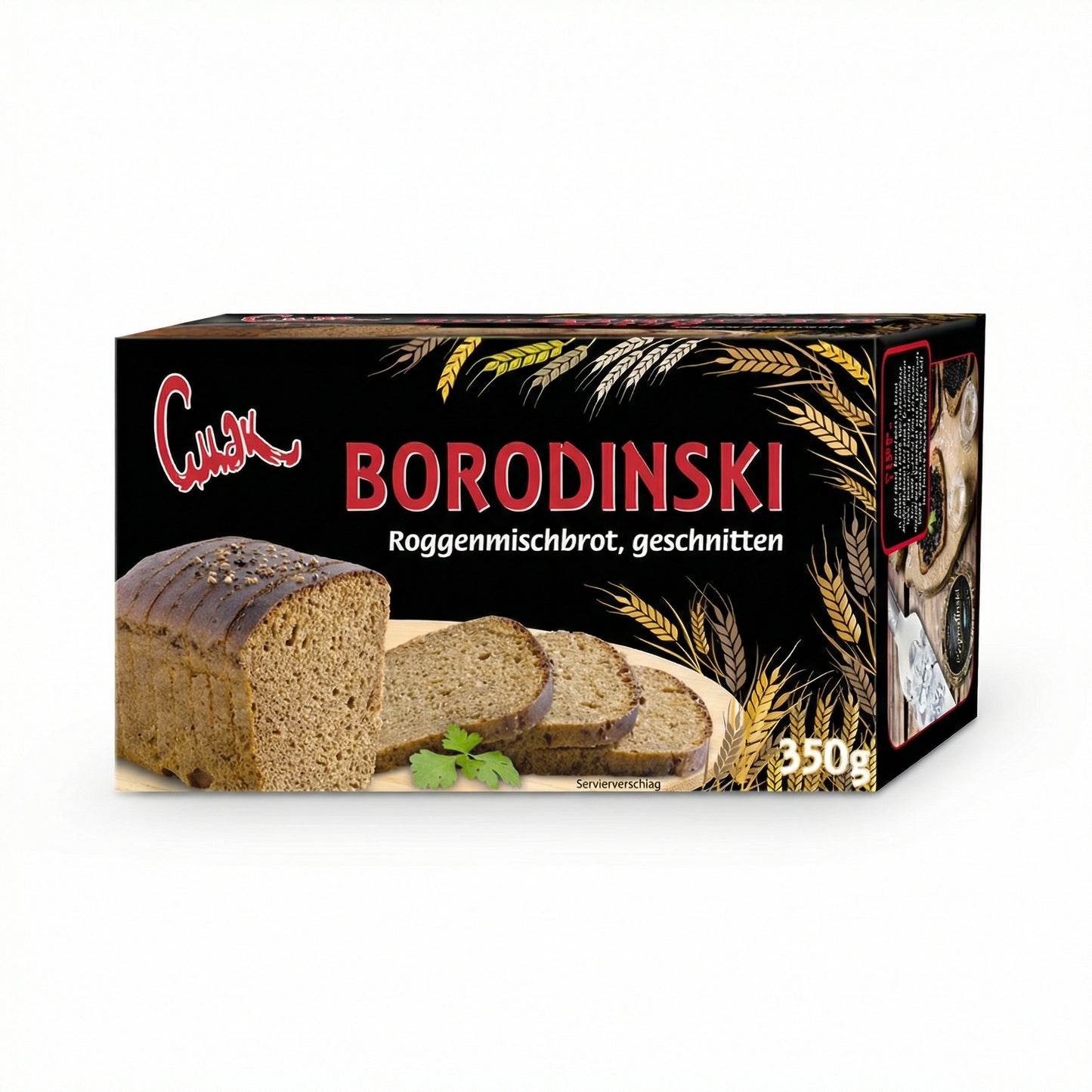 Borodinski Roggenmischbrot geschnitten, 350g