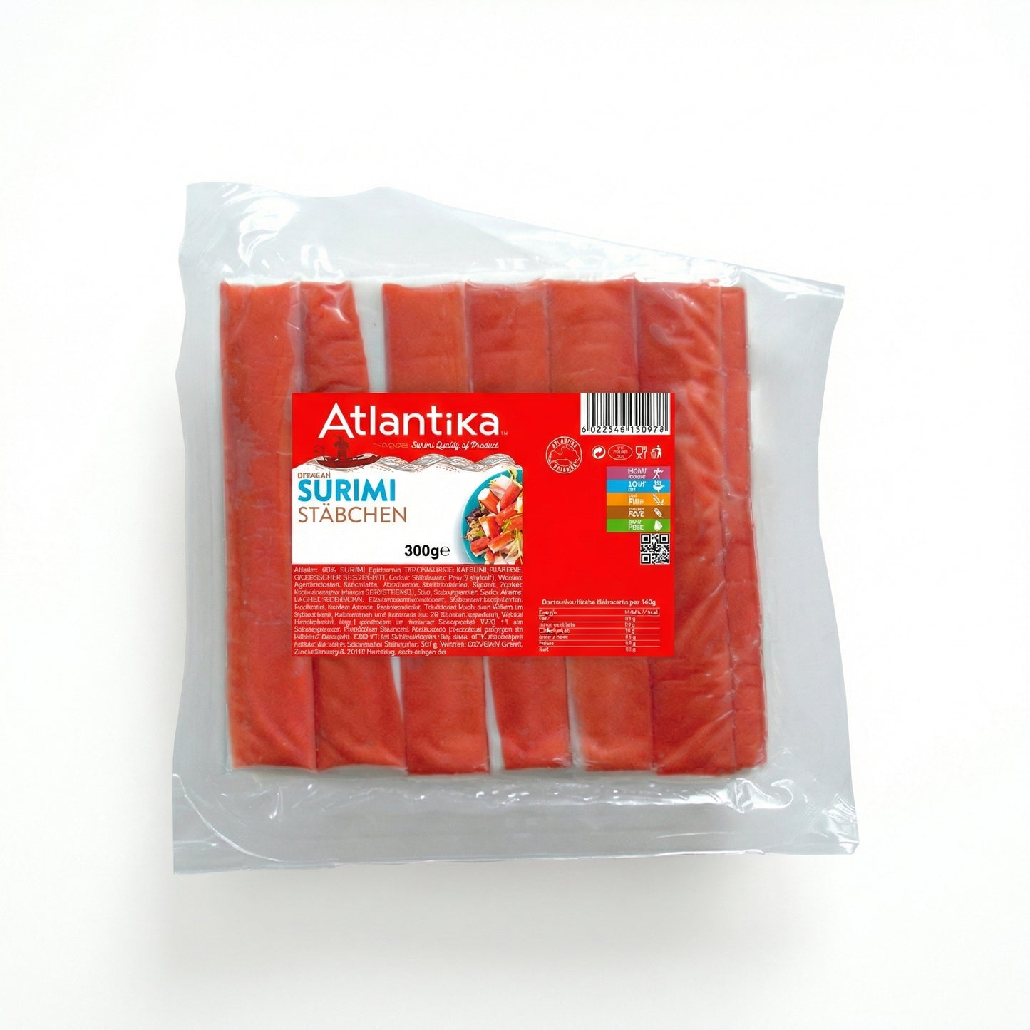 Atlantika Surimi Stäbchen, 300g