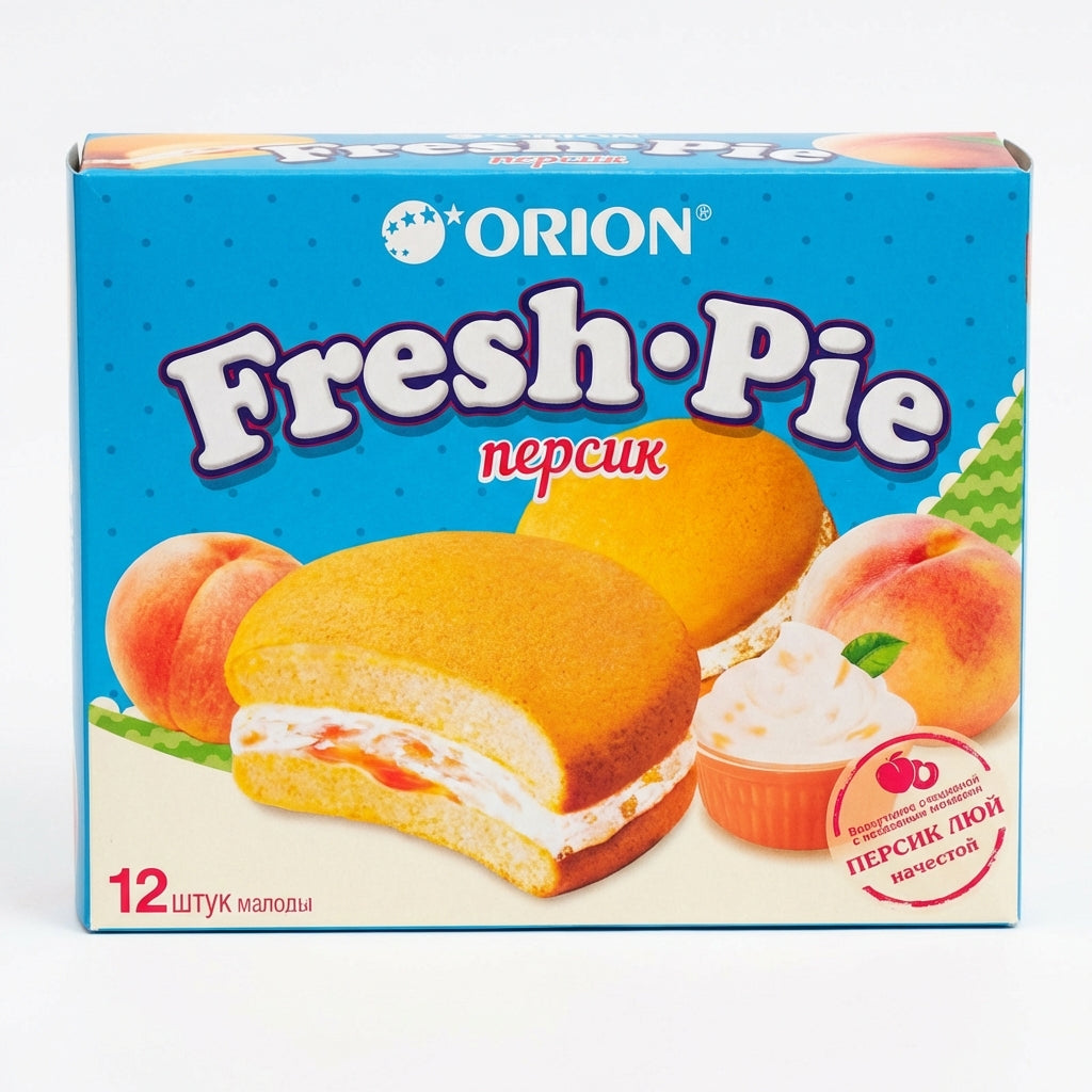 Orion Gebäck "Fresh Pie" mit Pfirsichfüllung, ohne Glasur (300g)