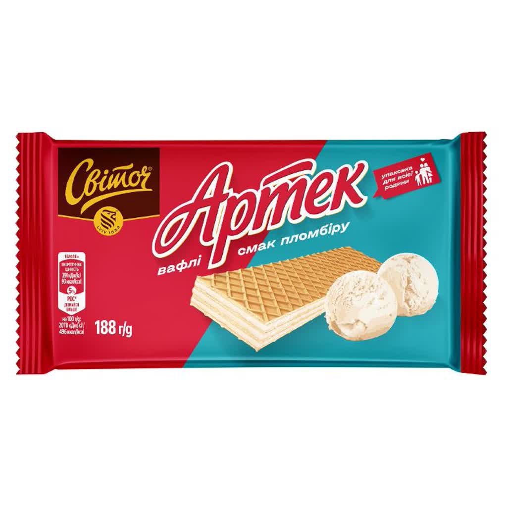 Svitoch Waffeln Artek mit Plombirgesch. 188 g