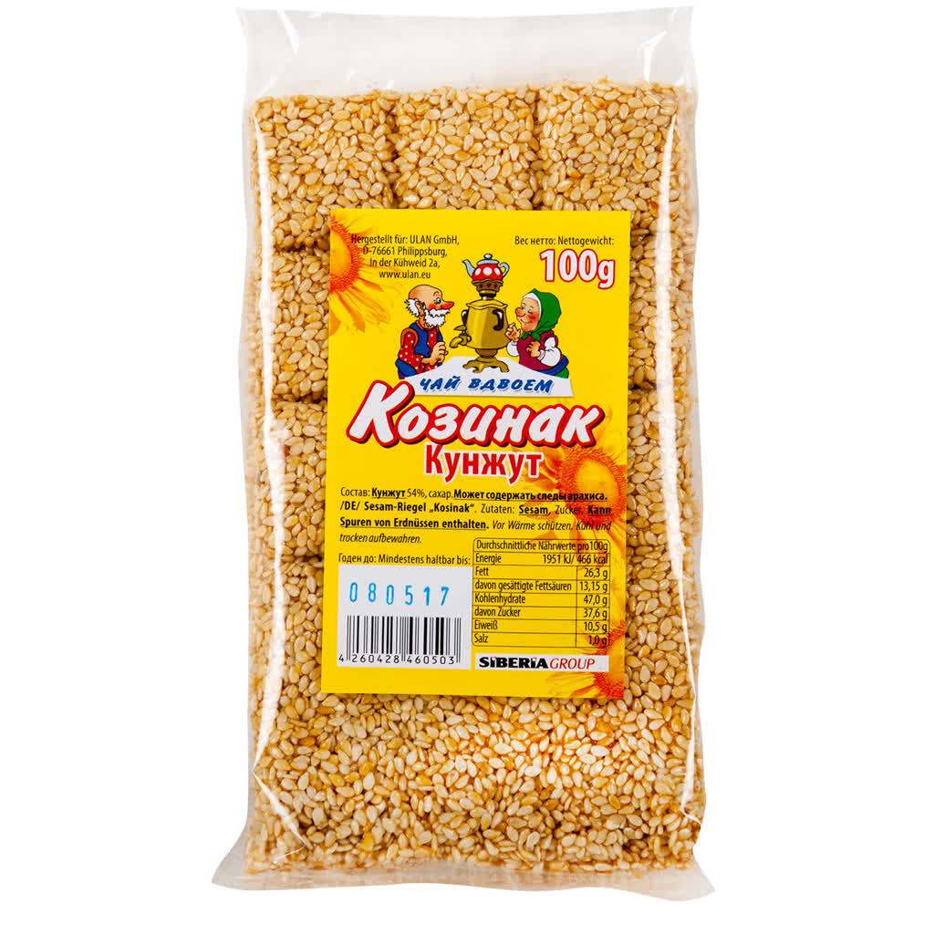 TSCHAJ VDVOEM KOSINAK SESAMKERNE 100 G