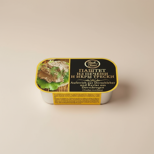 BEST TIME Dorschleberpastete mit Kaviar EO 120g