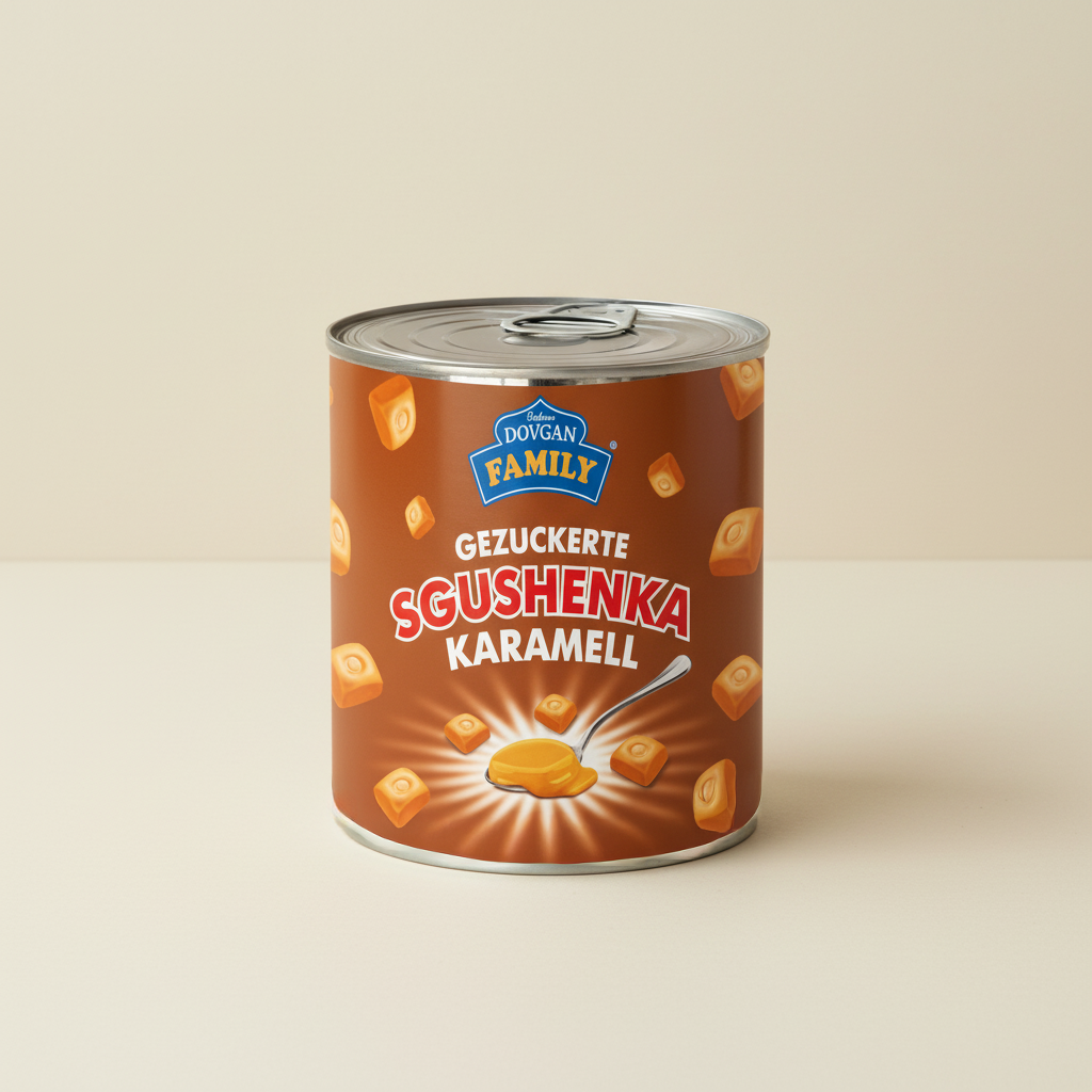 DOVGAN Gezuckerte Sgushenka Karamell 370g