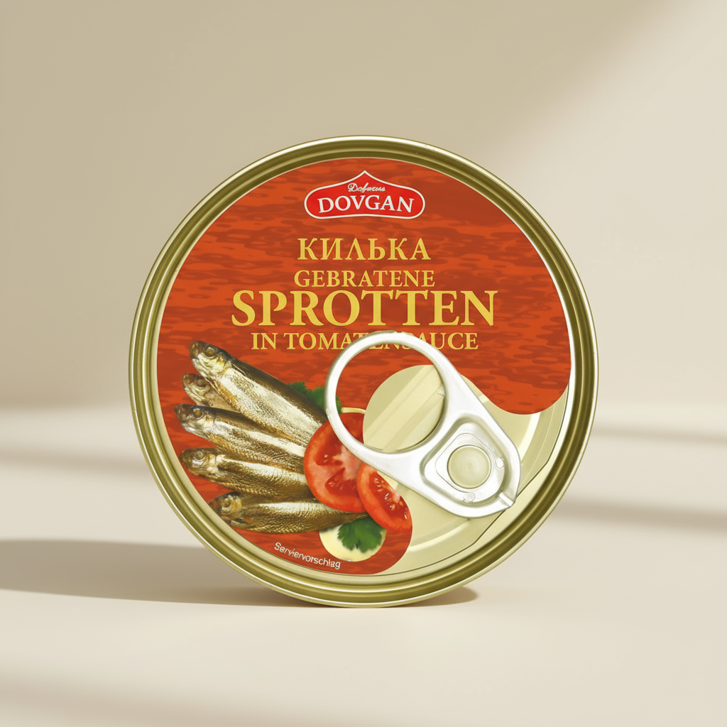 Dovgan Kilka Sprotten in Tomatensauce 240g
