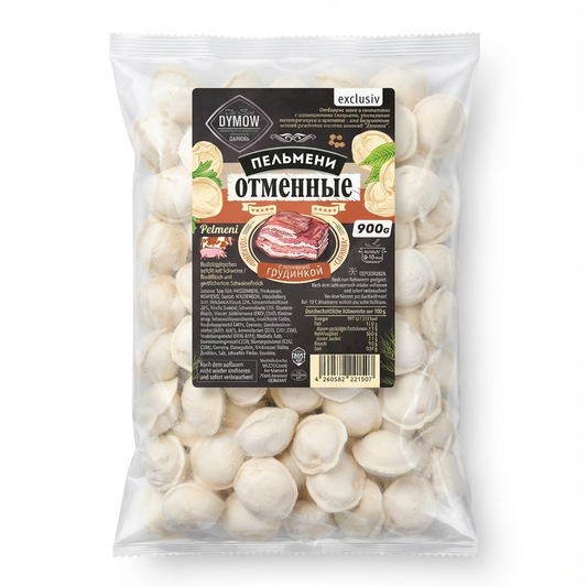 Dymow Pelmeni Otmennye mit Schweinebrust (900g)