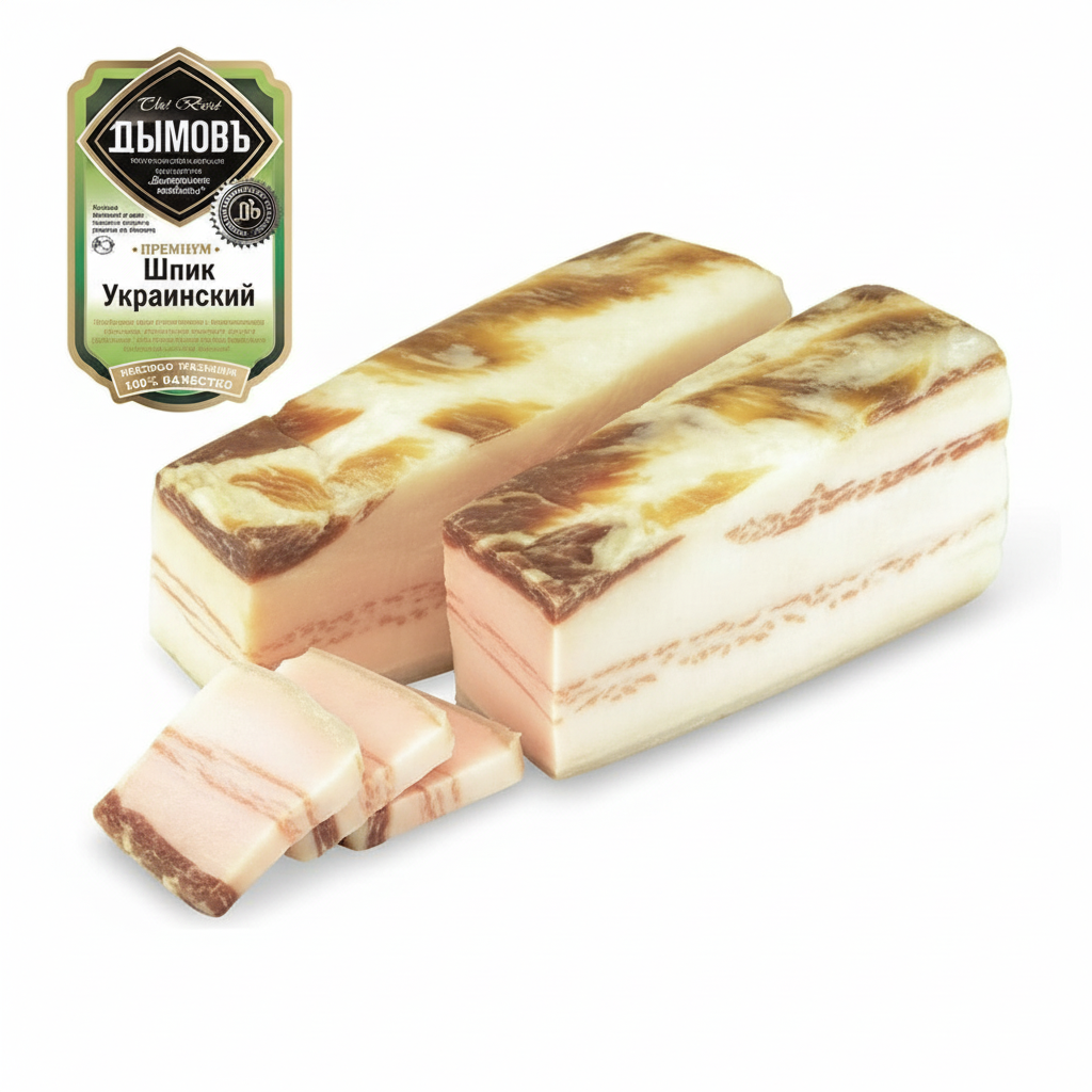 Dymow Speck Ukrainisch gesalzen (400g) - Шпик Украинский