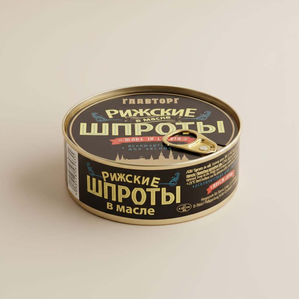 Glavtorg Baltische gebratene Sprotten in Öl 240g