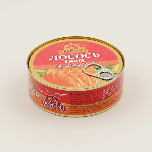Kapitan Lachsstücke mit Öl 240g