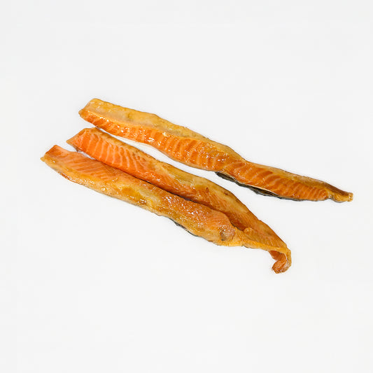 Lachsbauchstreifen kaltgeräuchert (100g)