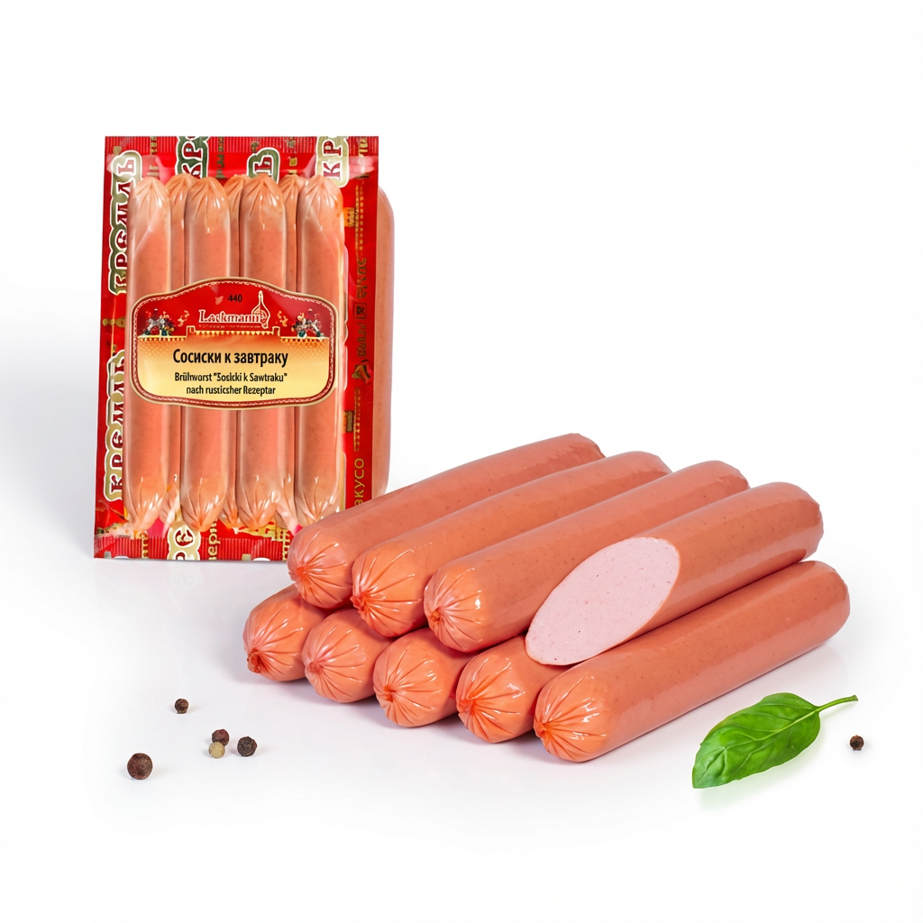 Lackmann Brühwurst Sosiski k Sawtraku (450g)