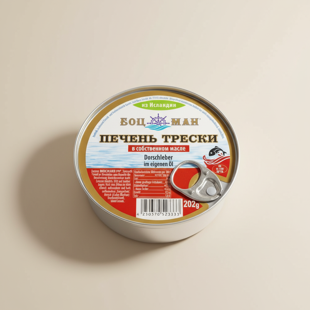 Lackmann Dorschleber im eigenen Öl und Saft 202g