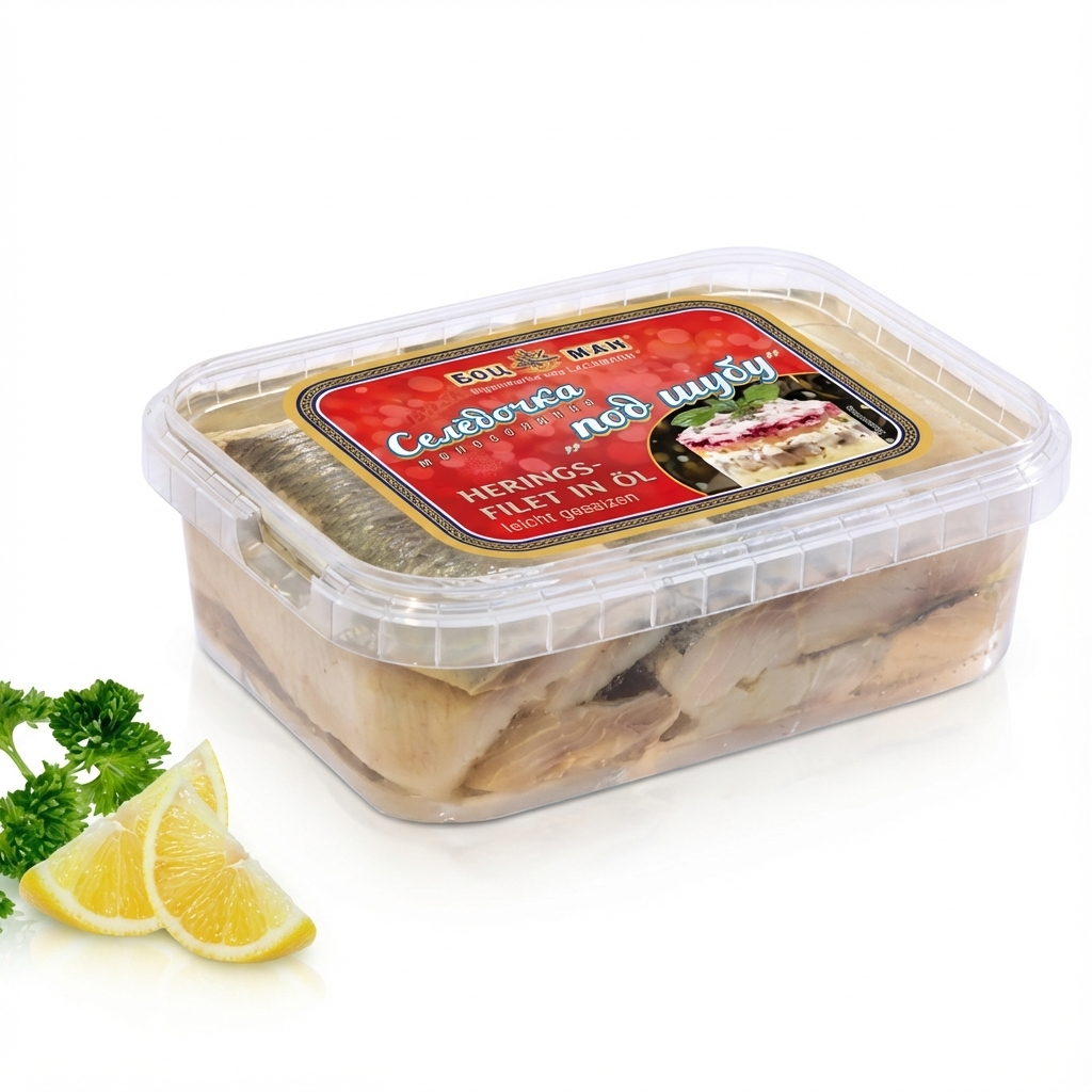 Lackmann Heringsfilet Karbonate in Öl leicht gesalzen (280g)