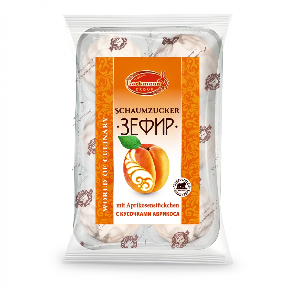 Lackmann Russisches Dessert "Sefir" mit Aprikosenstückchen (310g)