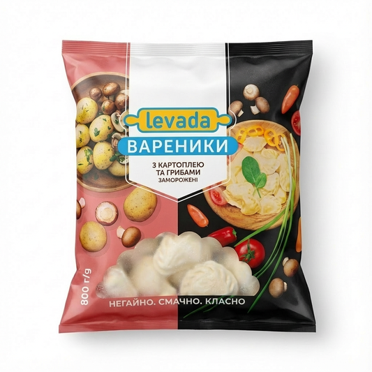 Levada Wareniki mit Kartoffel und Pilzen (800g)