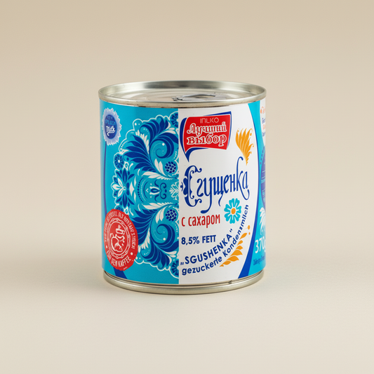 Lutschiy Wybor Gezuckerte Kondensmilch 8,5% 370g