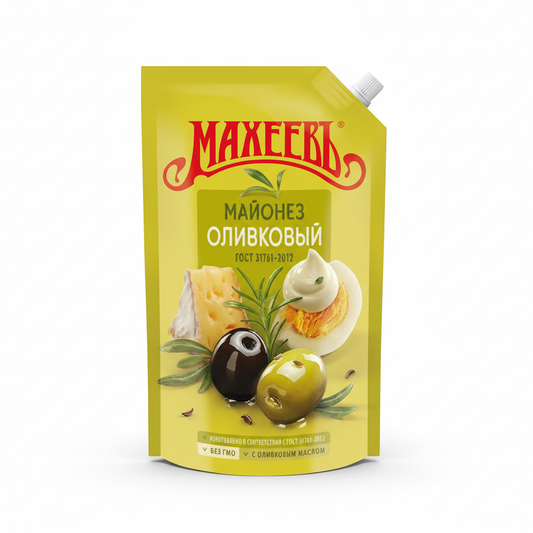 Maheev Mayonnaise mit Olivenöl 50,5% (800ml)