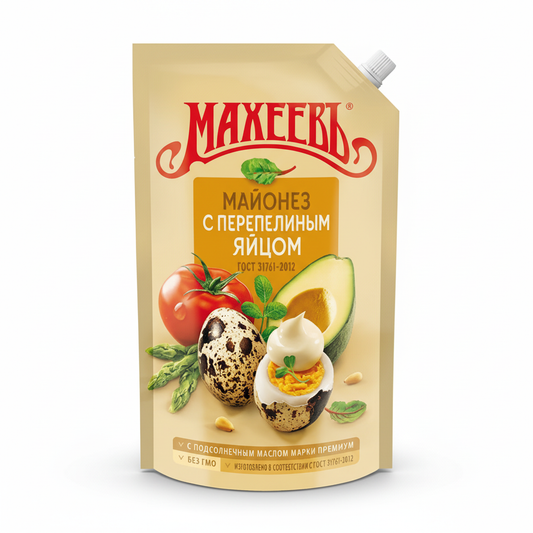 Maheev Mayonnaise mit Wachtelei 50,5% (800ml)