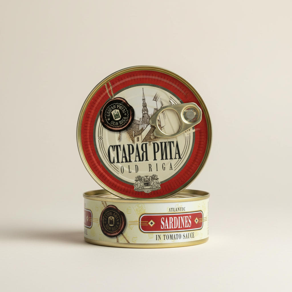 Old Riga Atlantische Sardinen in Tomatensauce EO 240g