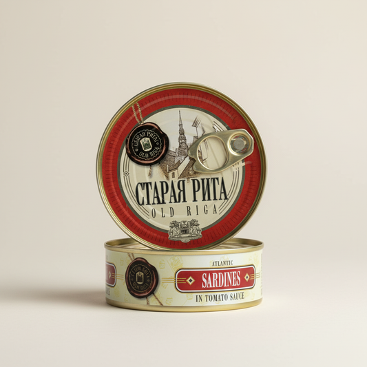 Old Riga Atlantische Sardinen in Tomatensauce EO 240g