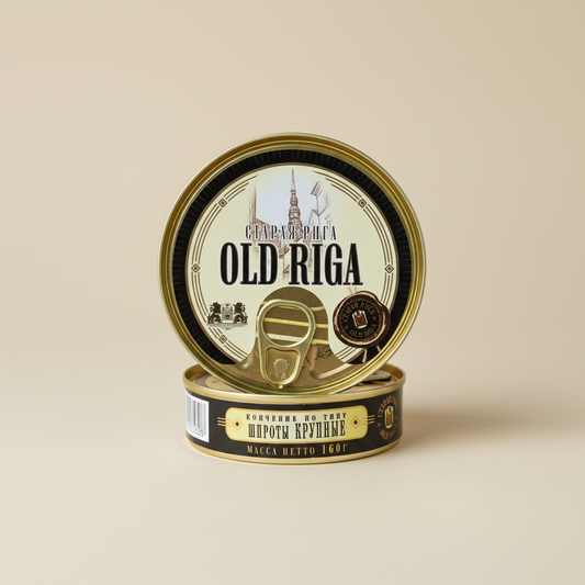 Old Riga Geräucherte Sprotten in Öl XXL EO 160g