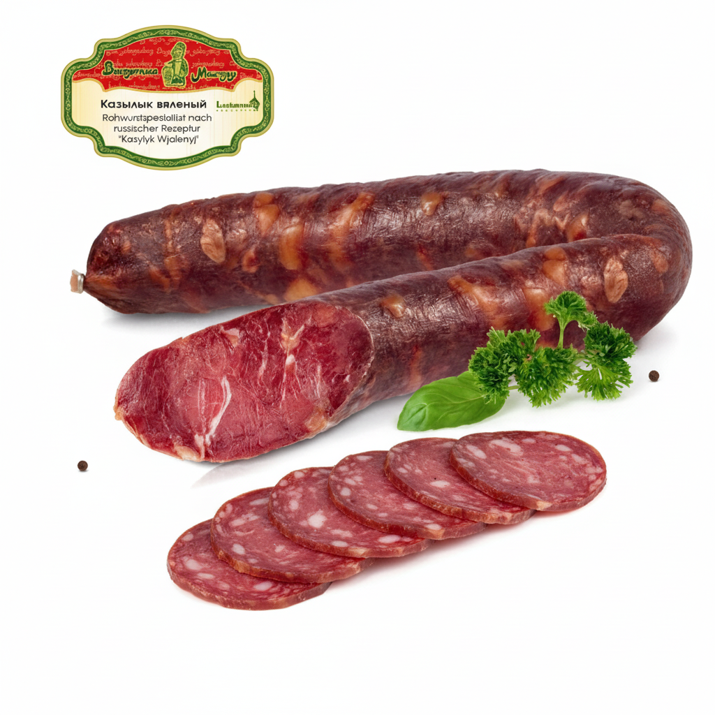 Rohwurstspezialität "Kasylyk Wjalenyj" aus Pferdefleisch, gereift (300g)