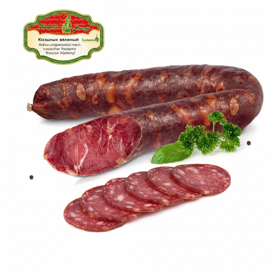 Rohwurstspezialität "Kasylyk Wjalenyj" aus Pferdefleisch, gereift (300g)