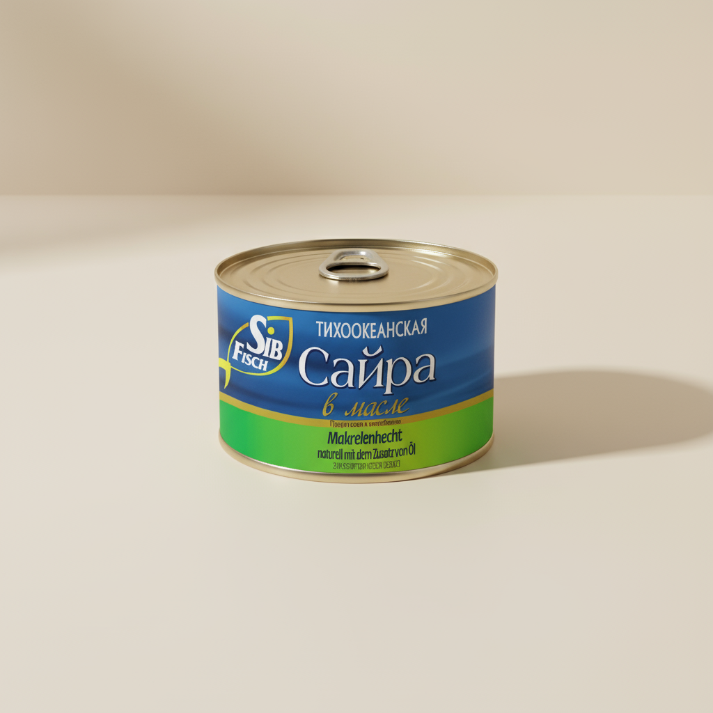 SibFisch Saira Makrelenhecht im Öl Easy Open 250g
