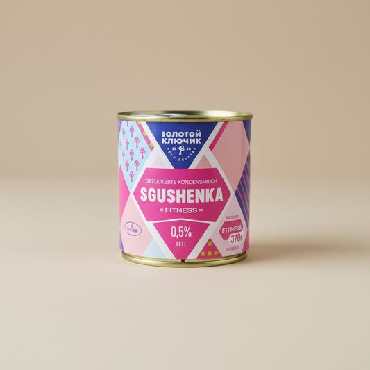 Solotoy Kluchik Fettarme gezuckerte Kondensmilch 0,5% 370g